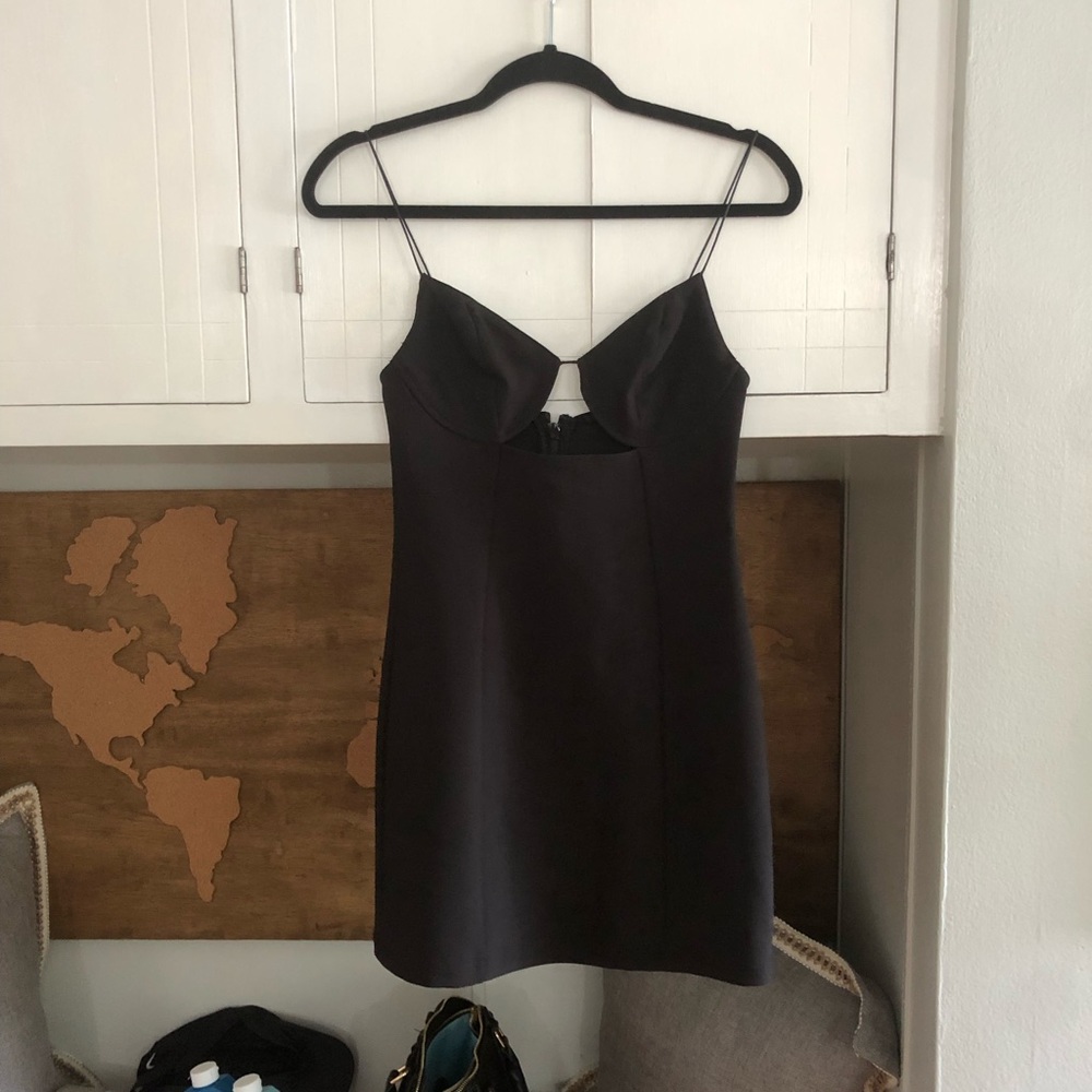 TopShop black fitted dress